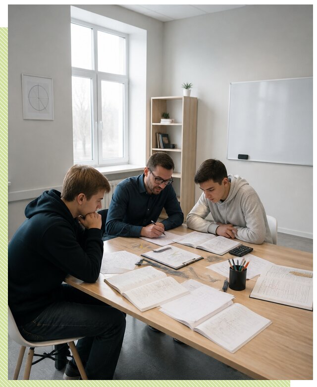 Математическая школа для школьников и студентов в Октябрьском
